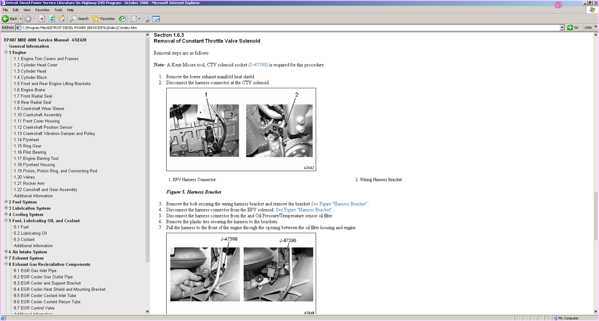 Detroit Diesel Power Service Literature On-Highway