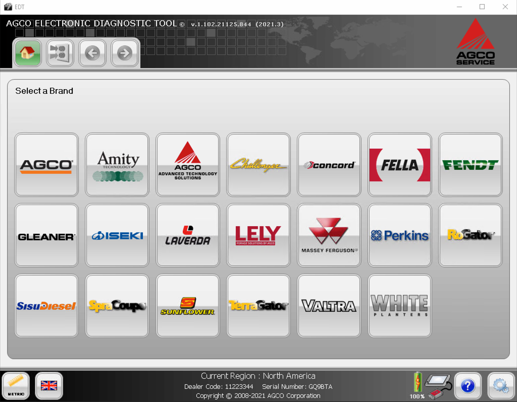 Agco Electronic Diagnostic Tool (EDT) 11.2024