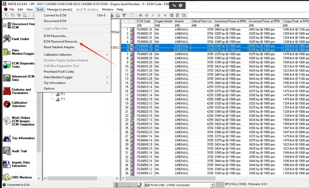 Cummins Insite 9.0 PRO + Fleet Cals + Zap It + Incal Online 2025