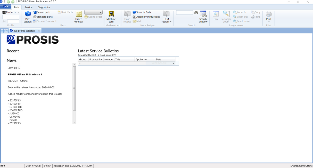2025 NEW for Volvo PROSIS Offline Parts Catalog and Repair Manuals Construction Equipment