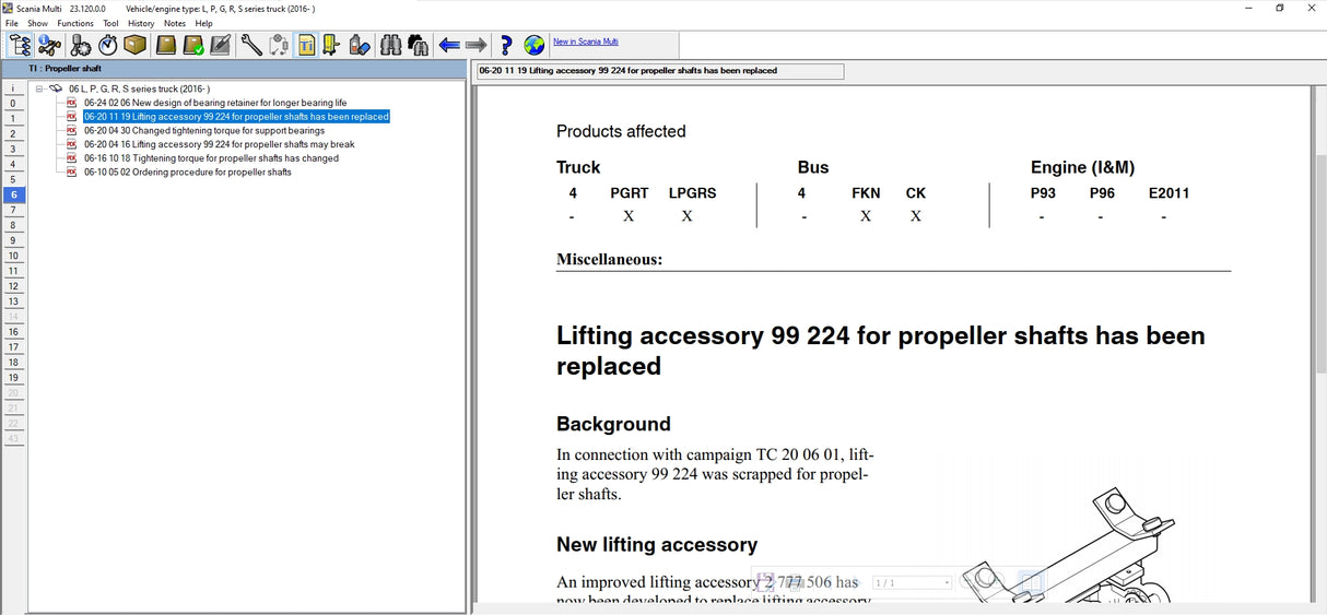 Scania Multi 2025 (1.2025) Spare Parts & Manuals - Offline