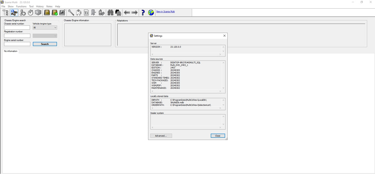 Scania Multi 2025 (1.2025) Spare Parts & Manuals - Offline