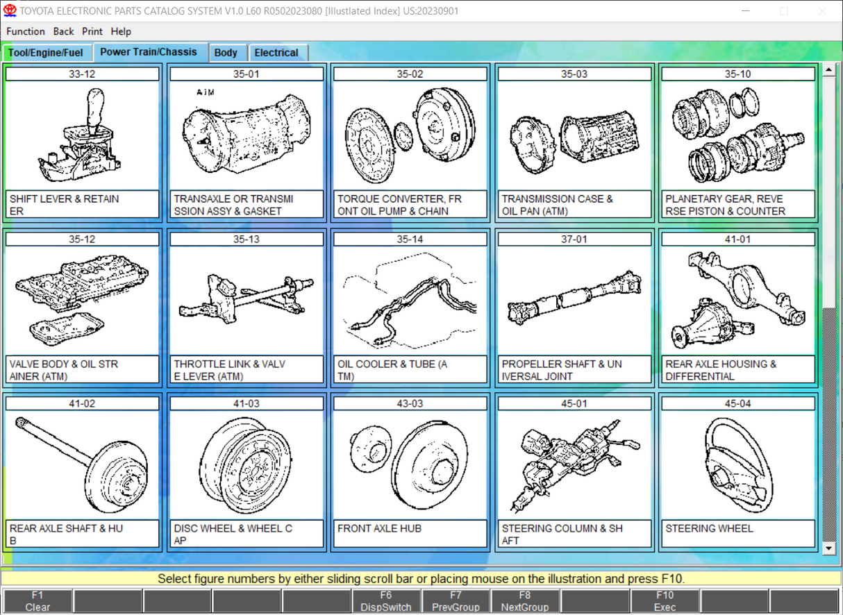 Toyota & Lexus EPC 01.2025 ALL REGIONS Spare Parts Catalog