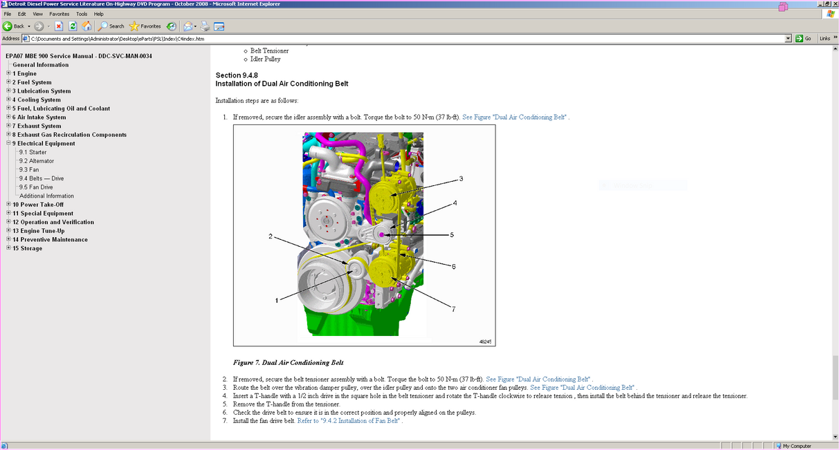 Detroit Diesel Power Service Literature On-Highway