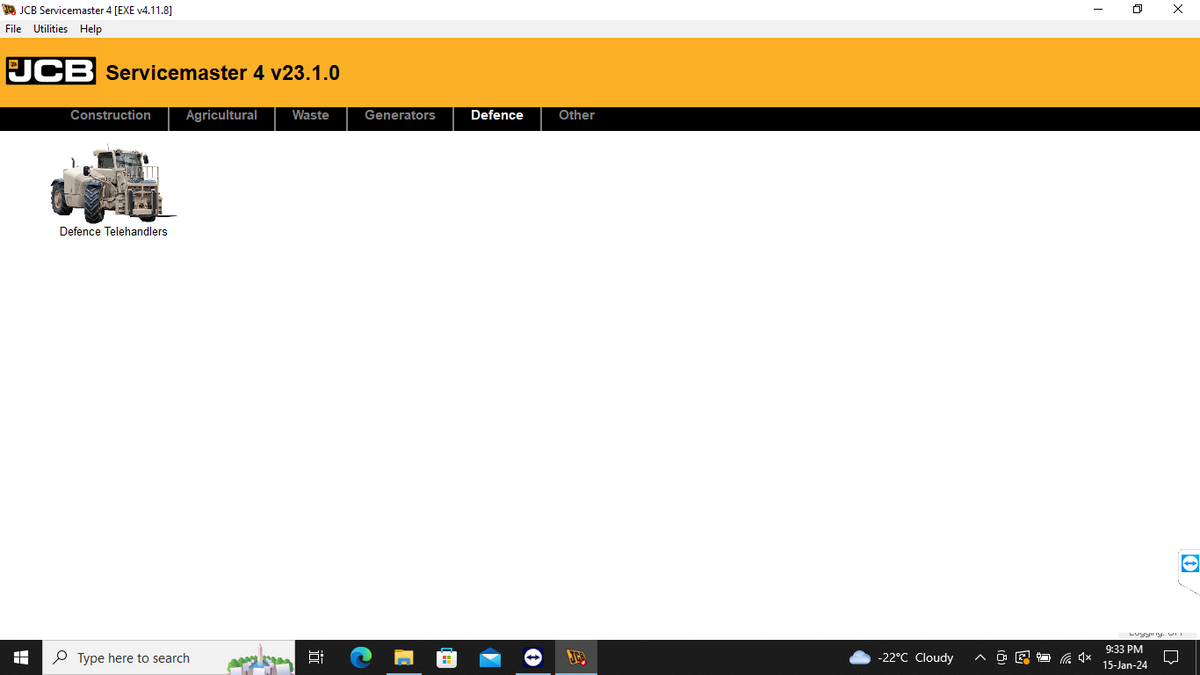 JCB ServiceMaster + SECURITY UNLOCK KG β software interface screenshot 8