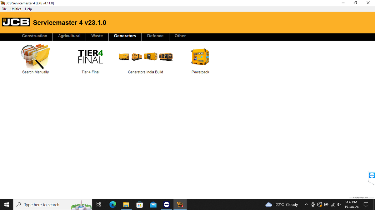 JCB ServiceMaster + SECURITY UNLOCK KG β software interface screenshot 7