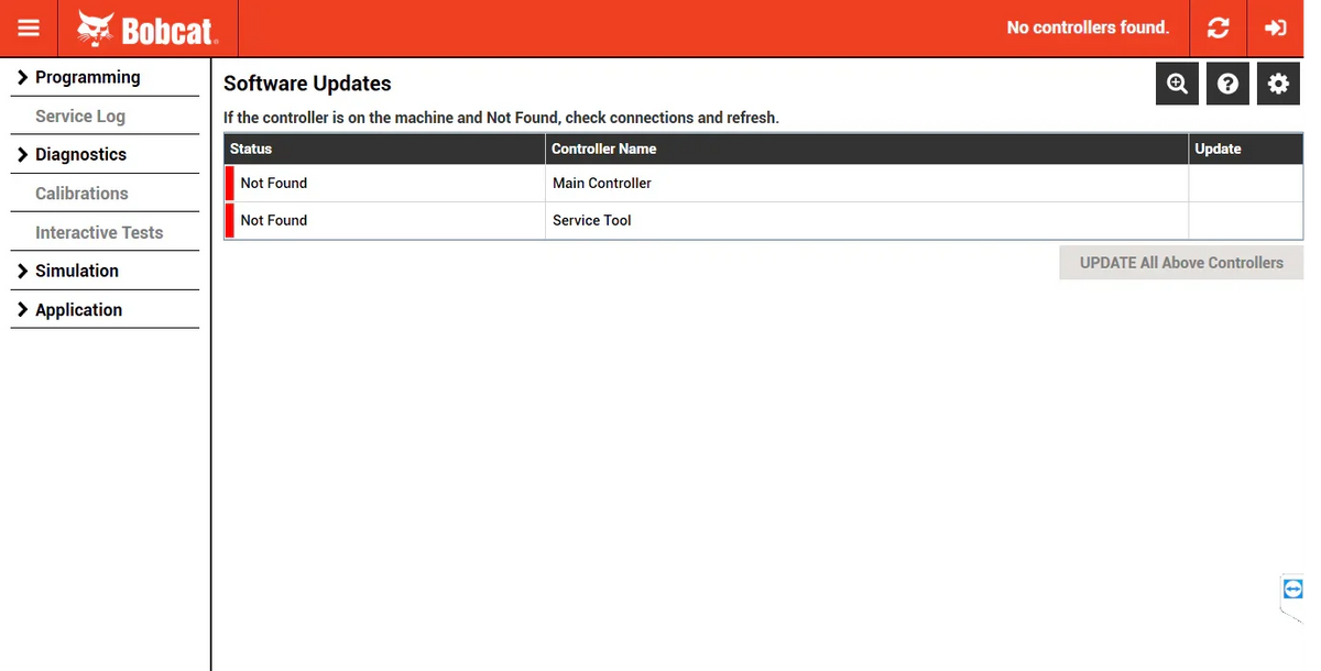 Bobcat Service Analyzer 92.15 — software interface screenshot 2