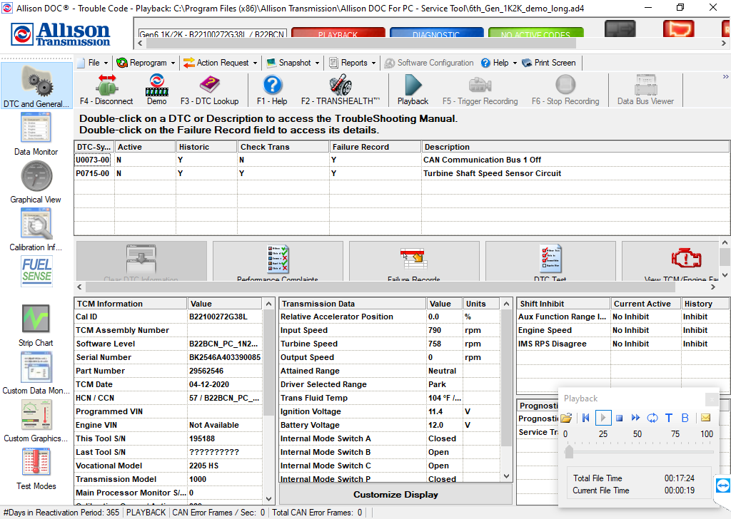 Allison Doc Premium 2024 Diagnostic Software Full Version Gen 5 Data Files 11.2024