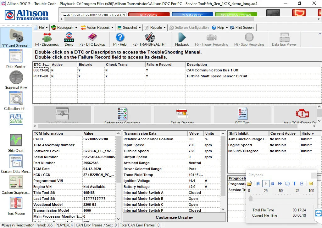 Allison Doc Premium 2024 Diagnostic Software Full Version Gen 5 Data Files 11.2024