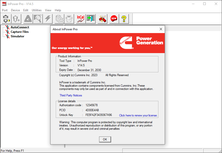 Cummins InPower Pro V14.5 + Latest PGA (Calibration Files 2025)