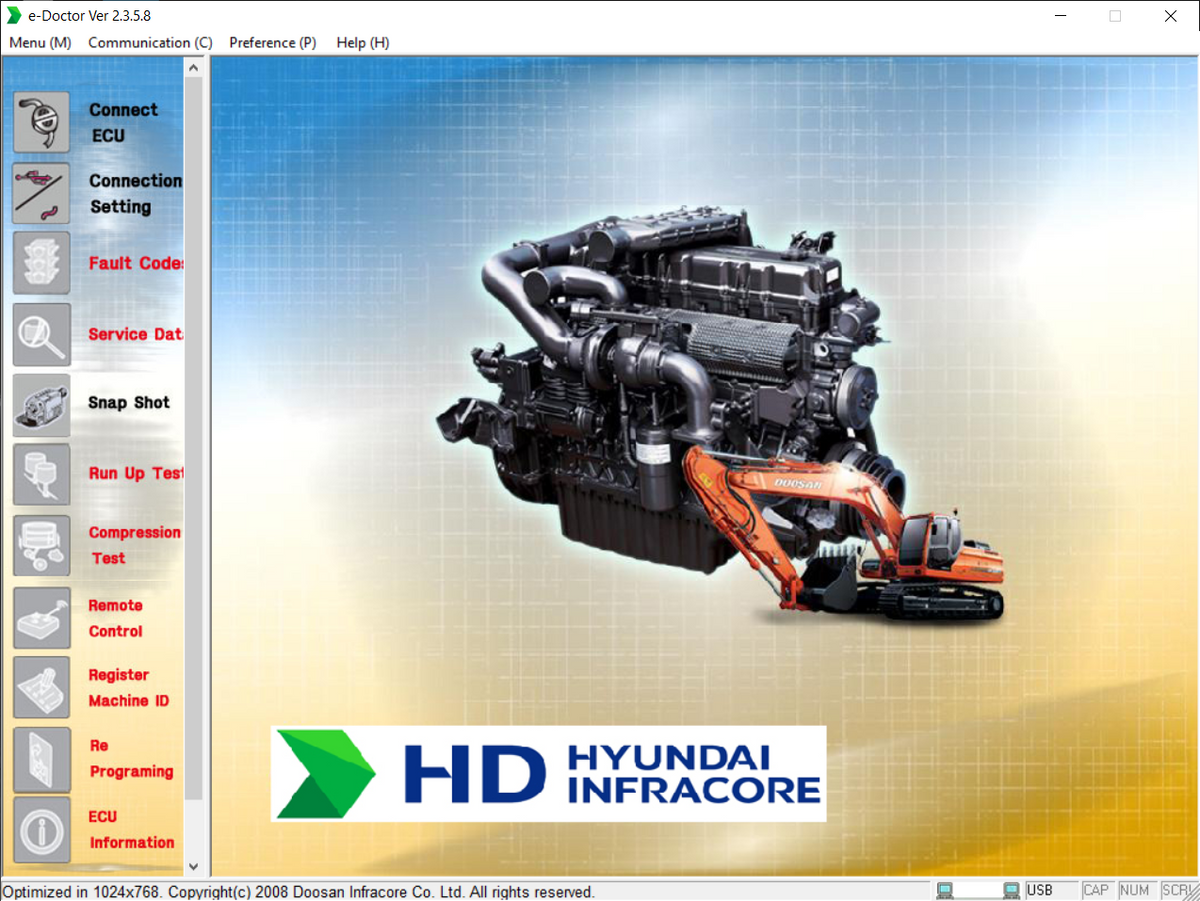 DOOSAN EDOCTOR CONSTRUCT FULL 2.3.5.8 [2023.06] + FAULT CODES