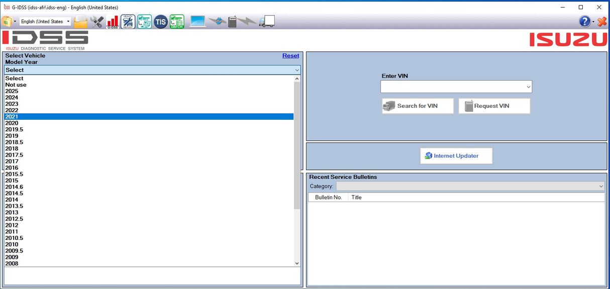 ISUZU G-IDSS 2025 - Global Diagnostic Software