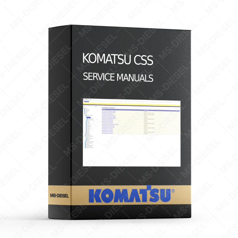 Komatsu CSS 2024.06 + 2018 Service Manuals — All Regions
