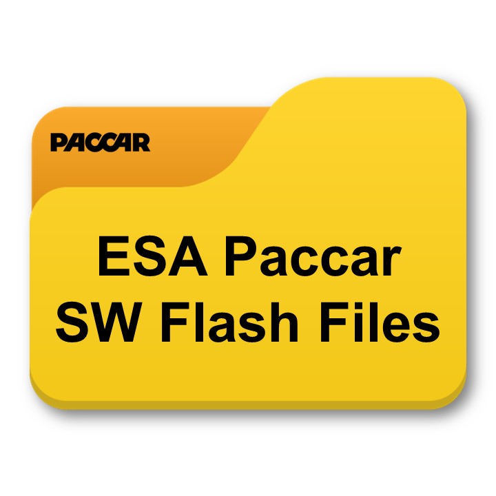 SW Flash Files For Paccar ESA 2025