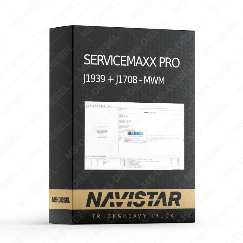 Servicemaxx Pro J1939 v44.24 + J1708 - MWM Engine Diagnostic Tool