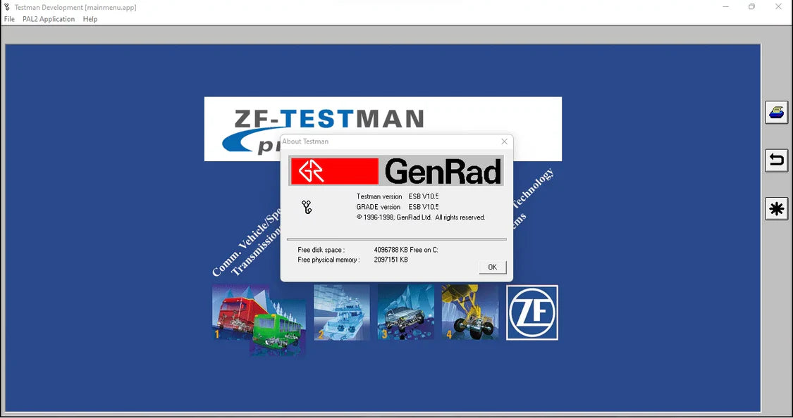 ZF Testman Pro 10.5 (2022) — ZF Transmission Diagnostic Software