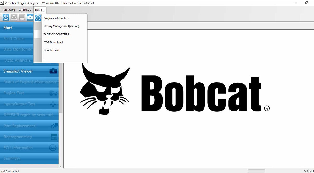 V2 Bobcat Engine Service Analyzer — product image 3