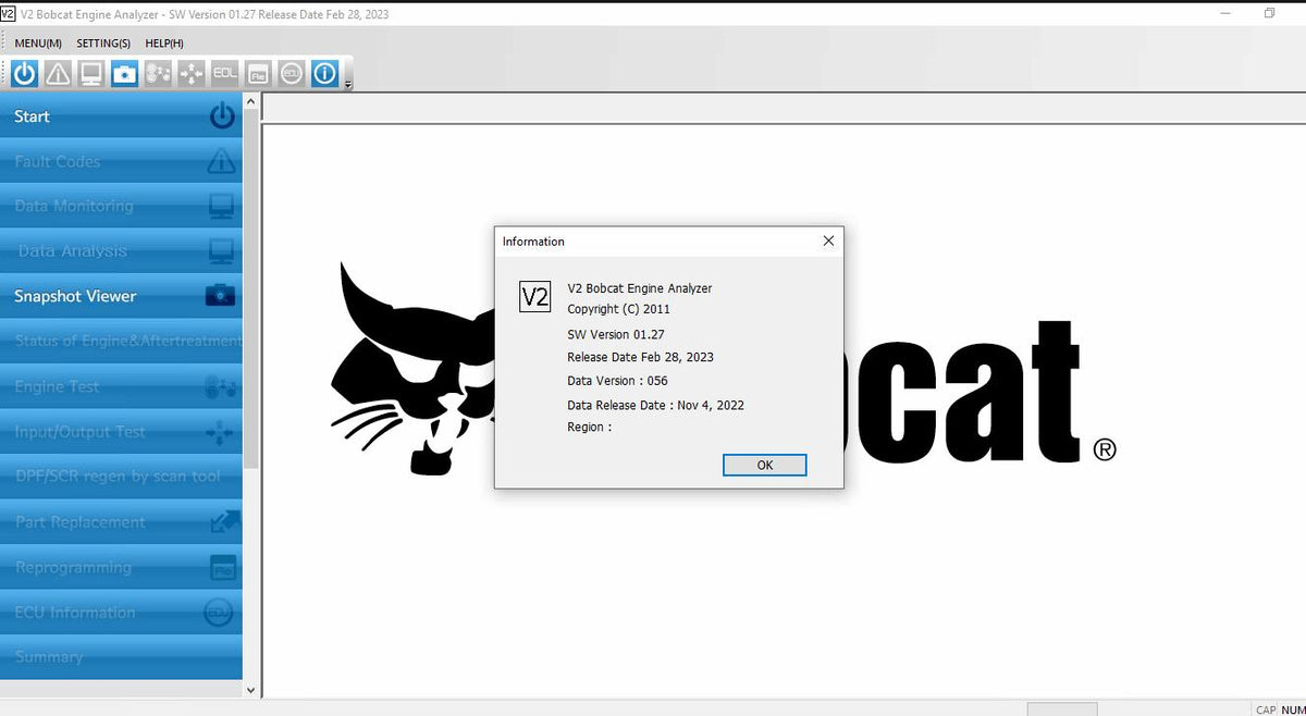 V2 Bobcat Engine Service Analyzer — product image 4