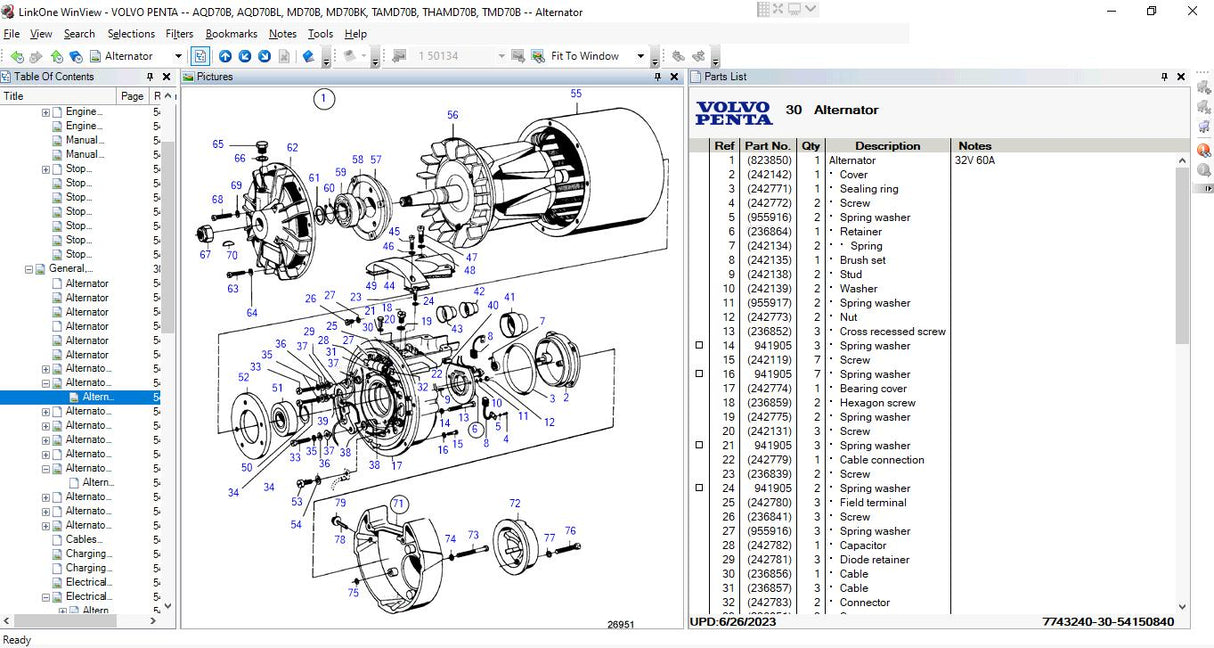Volvo Penta 2025 Offline EPC Electronic Parts Catalog