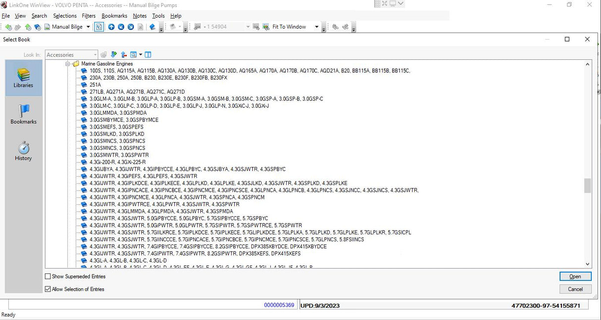 Volvo Penta 2025 Offline EPC Electronic Parts Catalog