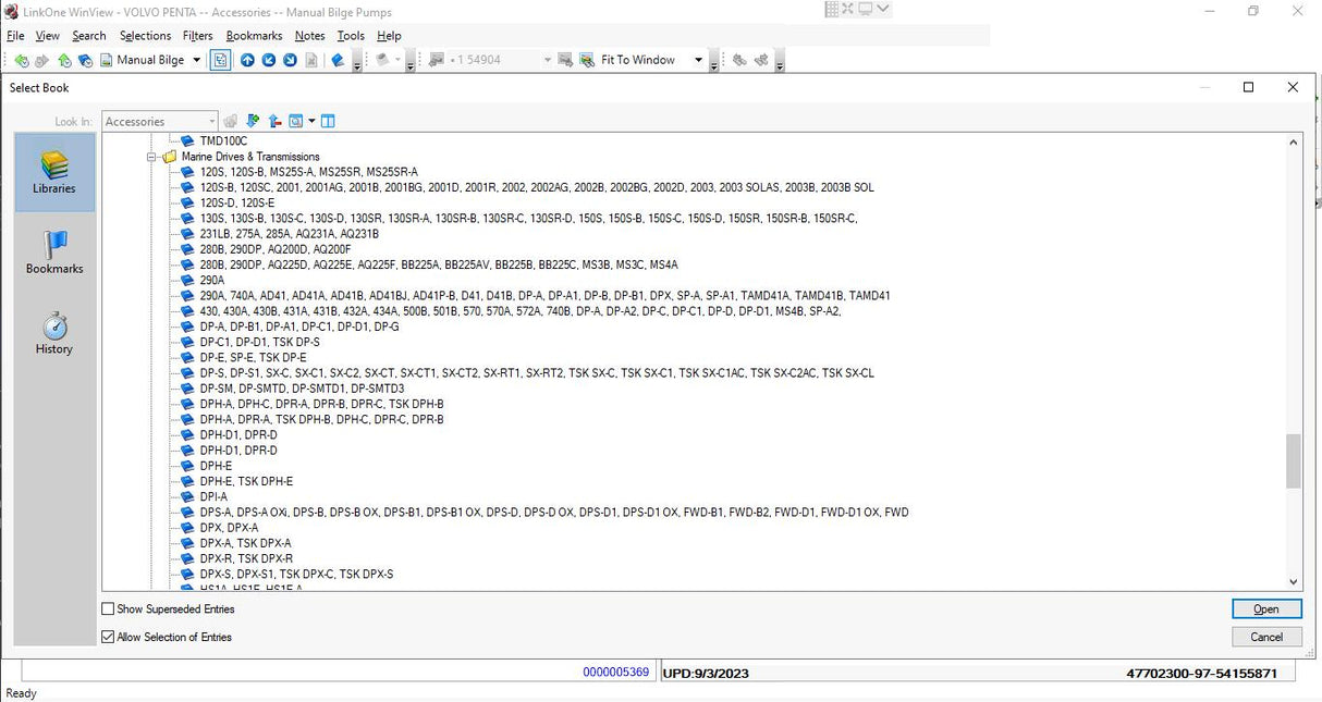 Volvo Penta 2025 Offline EPC Electronic Parts Catalog
