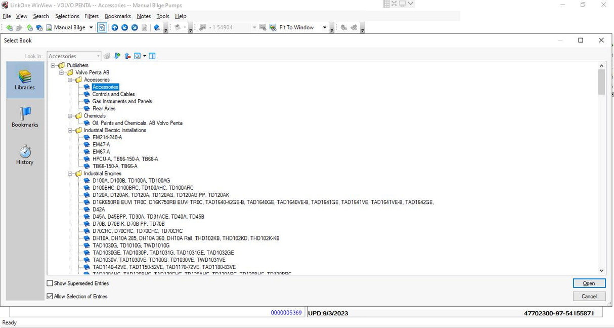 Volvo Penta 2025 Offline EPC Electronic Parts Catalog