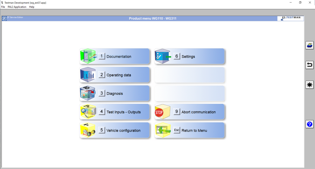 ZF Testman Pro 10.5 (2022) — ZF Transmission Diagnostic Software
