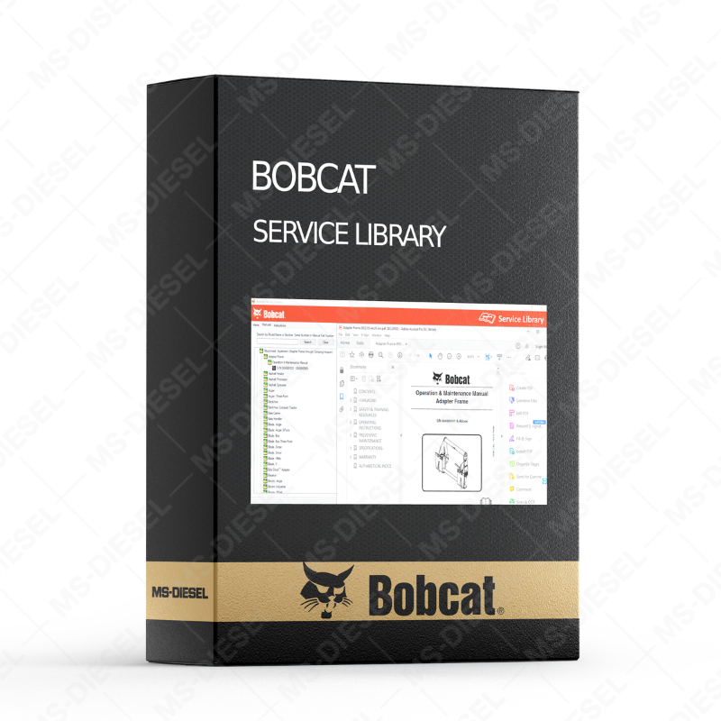 Bobcat Service Library 2021 ( Service Manuals, Operation, Wiring Diagrams)