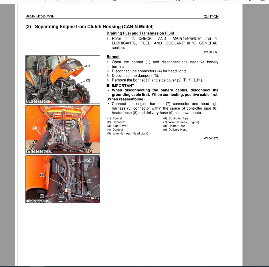 KUBOTA AGRICULTURAL MACHINE WORKSHOP MANUAL 46.7 GB