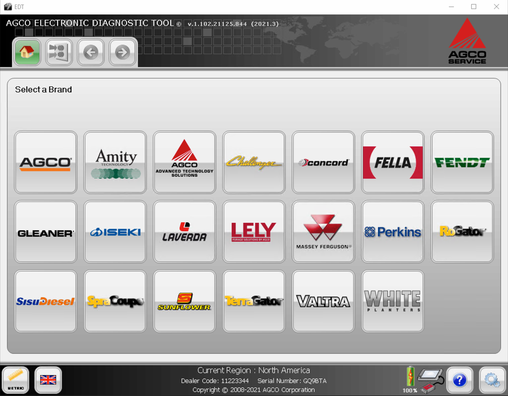 Agco Electronic Diagnostic Tool (EDT) 2023