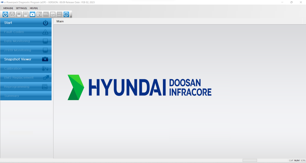 DOOSAN E-POWERPACK DIAGNOSTIC PROGRAM