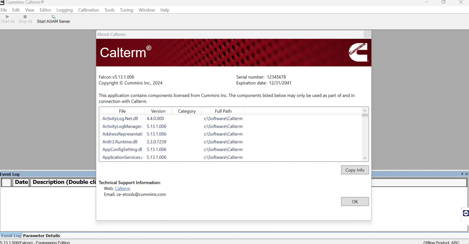 Cummins Calterm 5.16 (Engineering level) - 2024 – Motorsymph Diesel