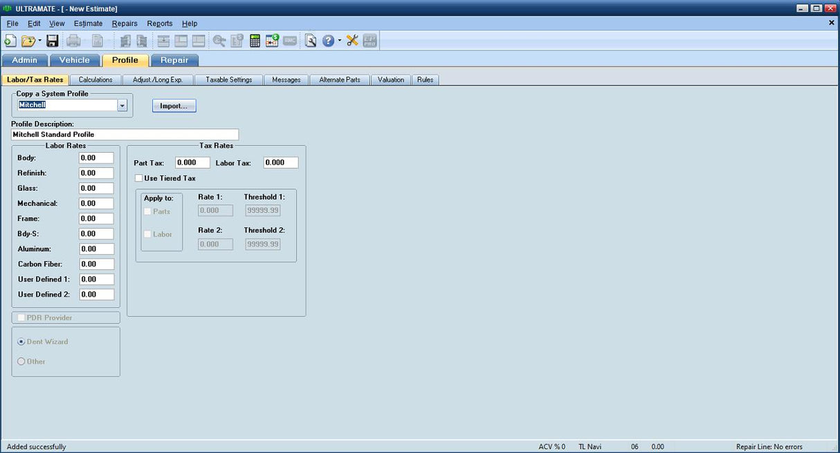 Mitchell UltraMate Estimating