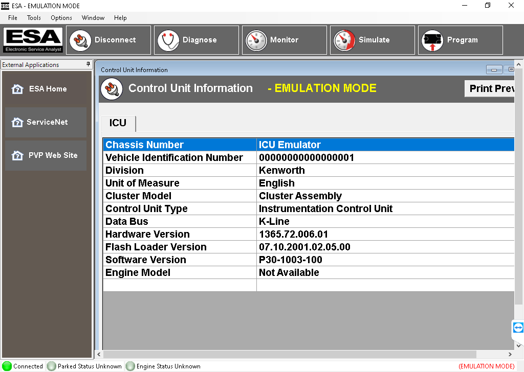 Paccar ESA 5.6.0 ( Kenworth & Peterbilt ) SW Programming Files 2024