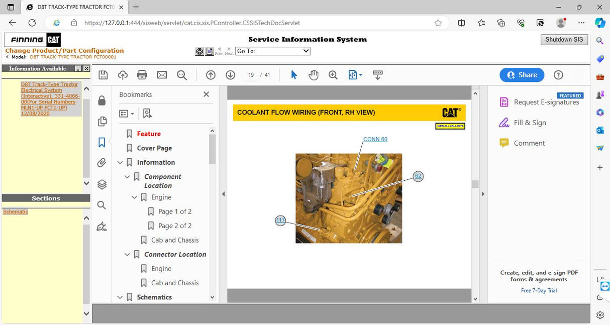 CATERPILLAR SIS [10.2021] + CBT + SERVICE REPORT