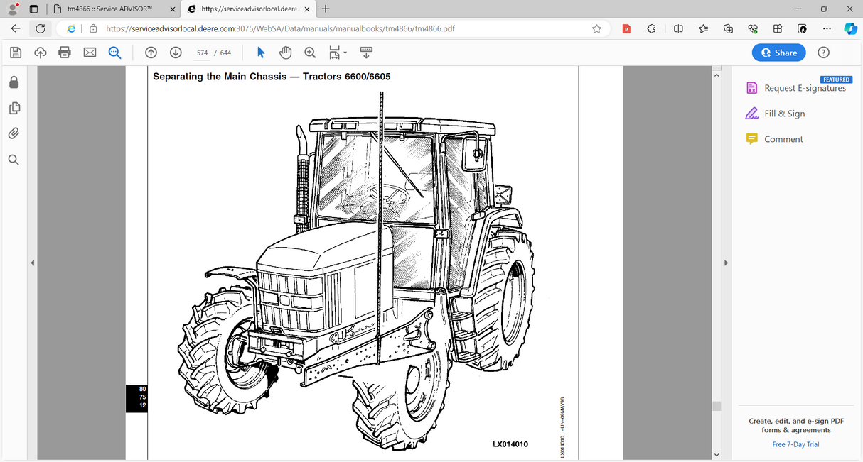 John Deere SA 5.3.225 [ Database Agriculture Construction Forestry] 05.2023 + DTAC Solutions