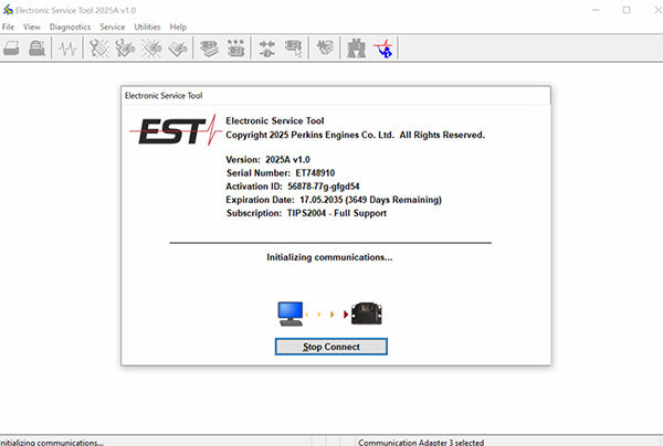 Perkins EST 2025A Electronic Service Tool [EST]