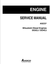 AGCO Mitsubishi Diesel Engines DO3CJ DO4CJ Service Manual_79036259A