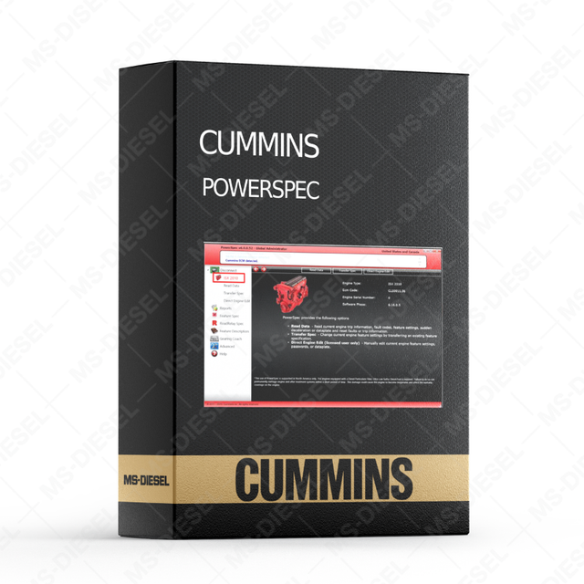 Powerspec Sticker CUMMINS POWERSPEC 12.0 2024 – Motorsymph Diesel