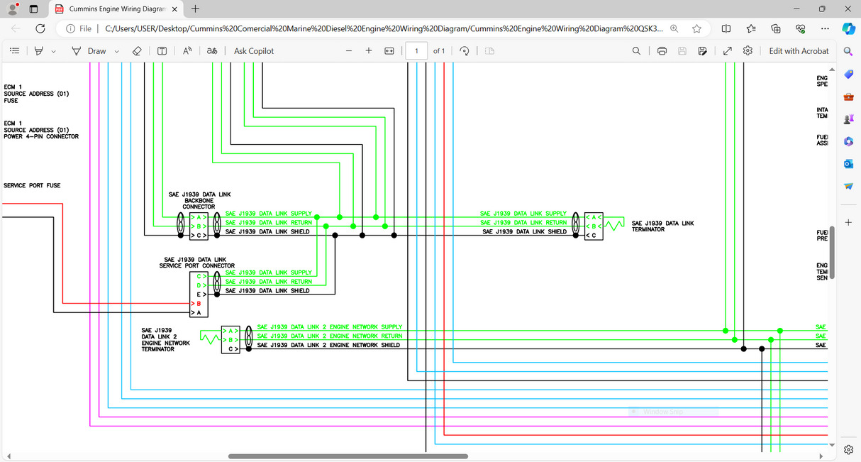 Cummins Comercial Marine Diesel Engine Wiring Diagram