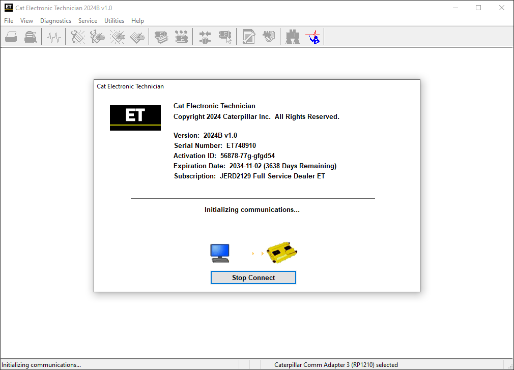 CAT ET2024B Full Service Dealer + Factory Password Generator + WinFLASH Function + Flash Files (40 GB on 7 DVDs)