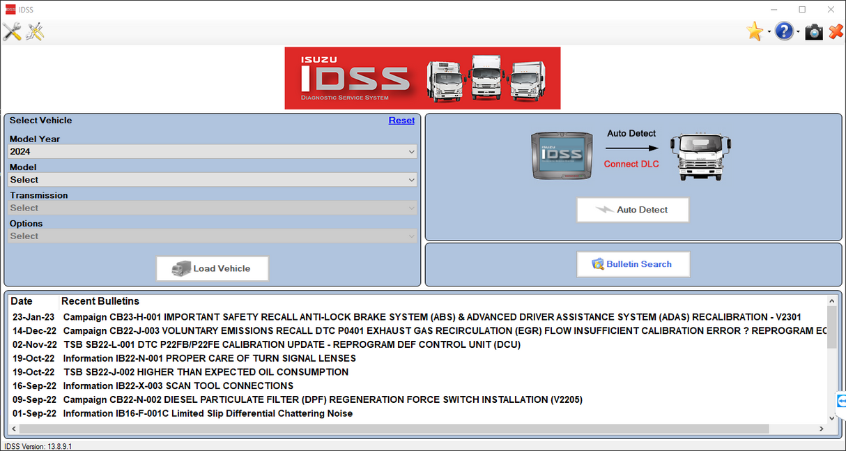 Isuzu IDSS Diagnostic Software 2024 (EEUU-CANADA)