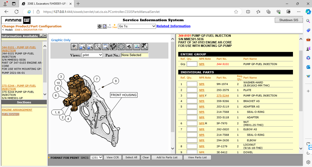 CATERPILLAR SIS [10.2021] + CBT + SERVICE REPORT