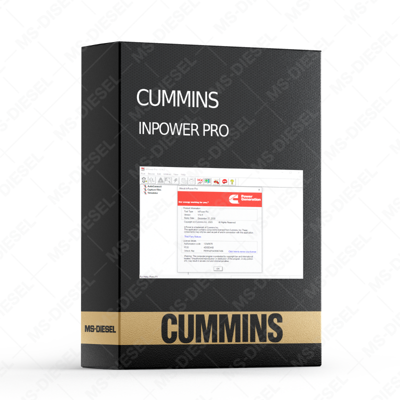 Cummins InPower Pro V14.5 + Latest PGA (Calibration Files 2025)