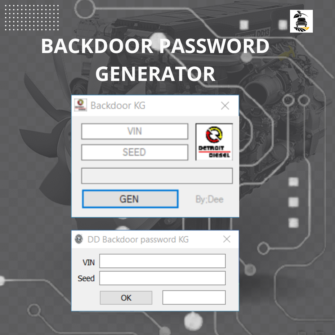 Detroit Diesel Backdoor Password Generator