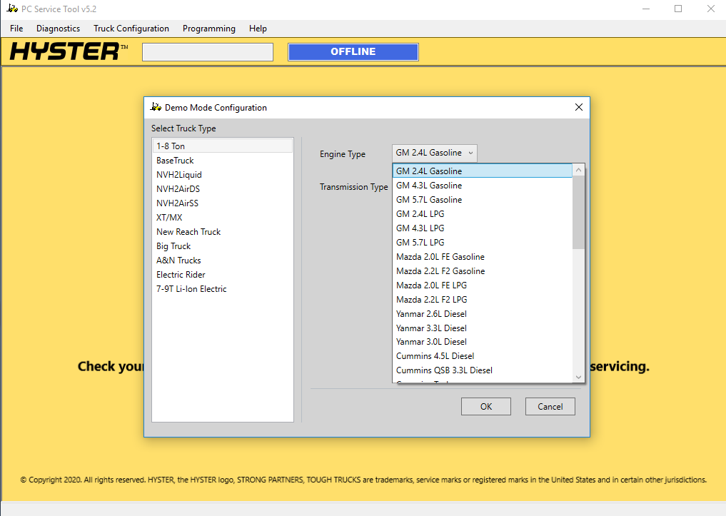 Hyster Diagnostic Program PC Service Tool v5.2 2023