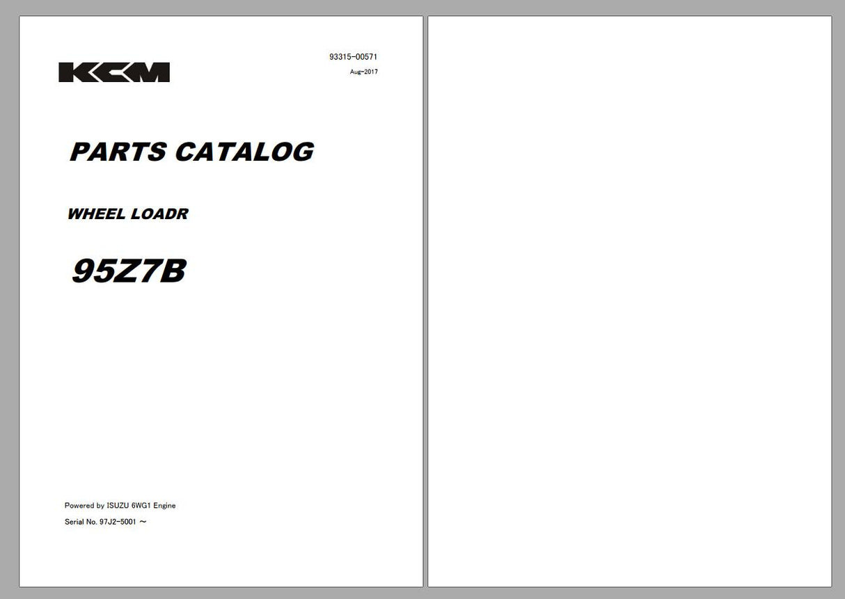 Kawasaki Wheel Loader Service & Part Manual and Circuit Diagram 2020 PDF DVD