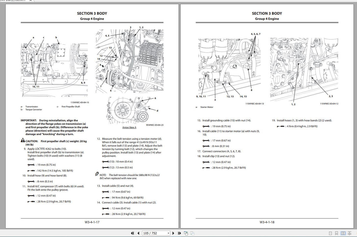 Kawasaki Wheel Loader Service & Part Manual and Circuit Diagram 2020 PDF DVD