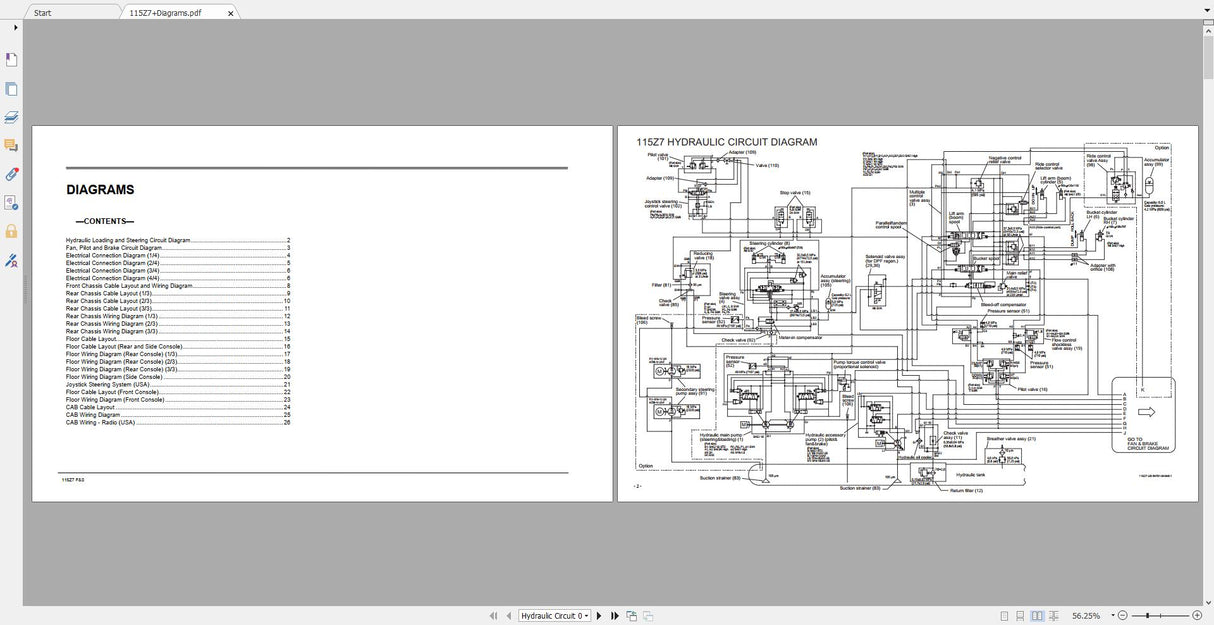 Kawasaki Wheel Loader Service & Part Manual and Circuit Diagram 2020 PDF DVD