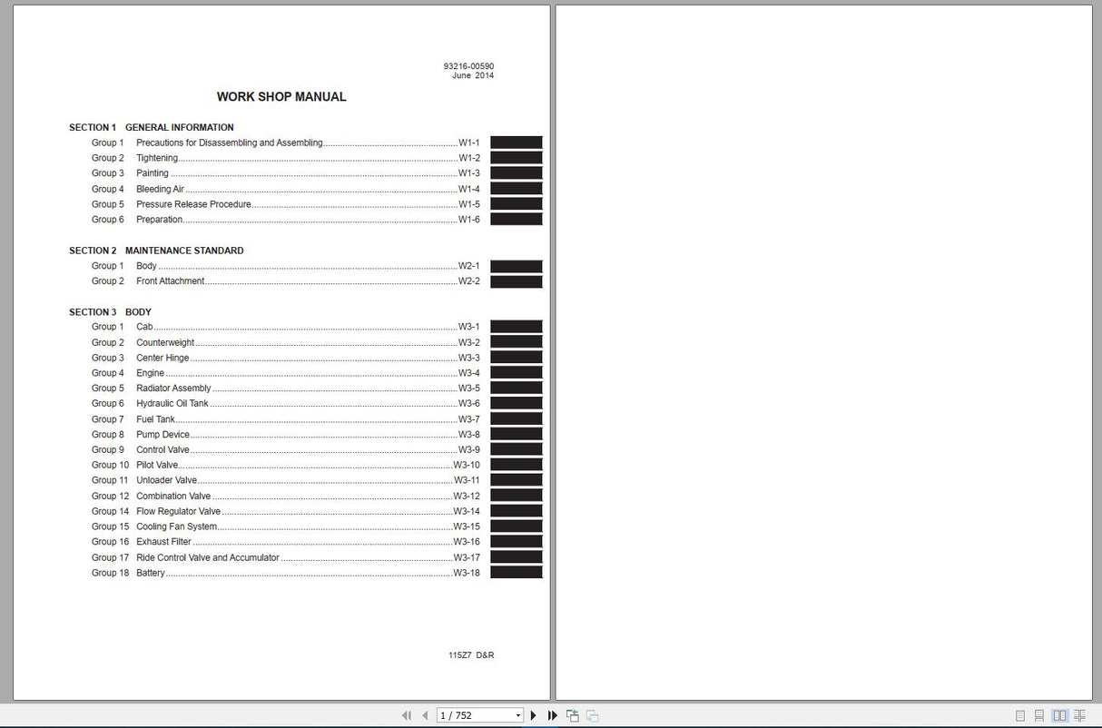 Kawasaki Wheel Loader Service & Part Manual and Circuit Diagram 2020 PDF DVD